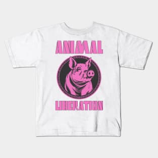 animal liberation classic design Kids T-Shirt